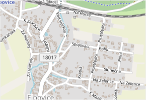 Spojovací v obci Ejpovice - mapa ulice