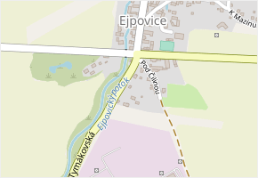 Tymákovská v obci Ejpovice - mapa ulice