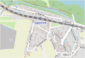 U Sv. Jána v obci Ejpovice - mapa ulice