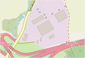 Zemská v obci Ejpovice - mapa ulice