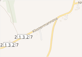 Klostermannova v obci Františkovy Lázně - mapa ulice