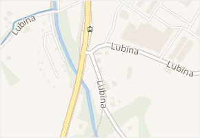 Lubina v obci Frenštát pod Radhoštěm - mapa ulice
