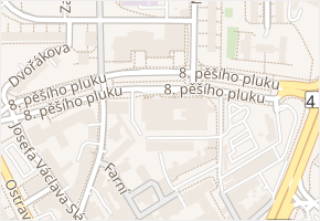 8. pěšího pluku v obci Frýdek-Místek - mapa ulice