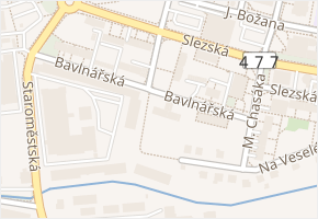 Bavlnářská v obci Frýdek-Místek - mapa ulice
