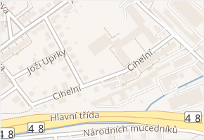 Cihelní v obci Frýdek-Místek - mapa ulice