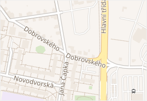 Dobrovského v obci Frýdek-Místek - mapa ulice