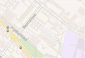 Gagarinova v obci Frýdek-Místek - mapa ulice
