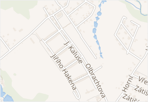 J. Kaluse v obci Frýdek-Místek - mapa ulice