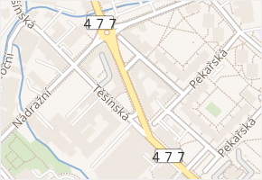 Kostikovo náměstí v obci Frýdek-Místek - mapa ulice