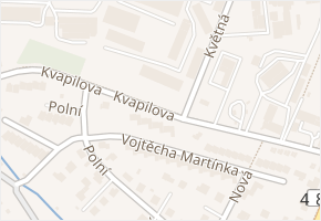 Kvapilova v obci Frýdek-Místek - mapa ulice