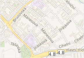 Legionářská v obci Frýdek-Místek - mapa ulice