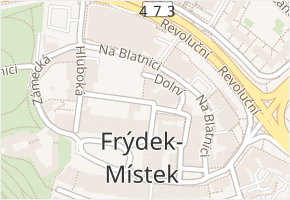 Na Půstkách v obci Frýdek-Místek - mapa ulice