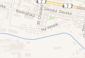 Na Veselé v obci Frýdek-Místek - mapa ulice