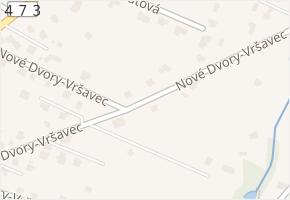 Nové Dvory-Vršavec v obci Frýdek-Místek - mapa ulice