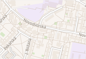 Novodvorská v obci Frýdek-Místek - mapa ulice