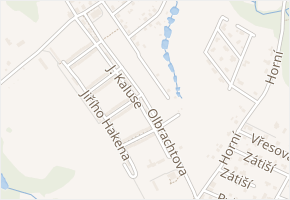 Olbrachtova v obci Frýdek-Místek - mapa ulice