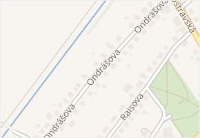 Ondrášova v obci Frýdek-Místek - mapa ulice