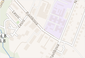 Pavlíkova v obci Frýdek-Místek - mapa ulice