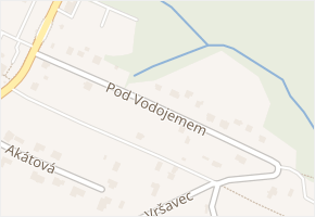 Pod Vodojemem v obci Frýdek-Místek - mapa ulice