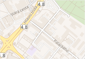 Politických obětí v obci Frýdek-Místek - mapa ulice