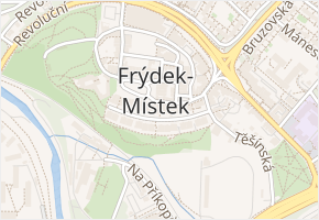 Příčná v obci Frýdek-Místek - mapa ulice