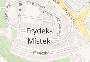 Řeznická v obci Frýdek-Místek - mapa ulice