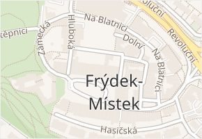 Zámecké nám. v obci Frýdek-Místek - mapa ulice