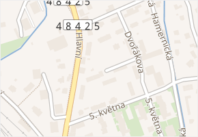 Družstevní v obci Frýdlant nad Ostravicí - mapa ulice