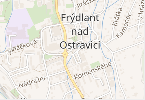 Elektrárenská v obci Frýdlant nad Ostravicí - mapa ulice
