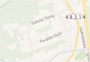 Ferdiše Duši v obci Frýdlant nad Ostravicí - mapa ulice