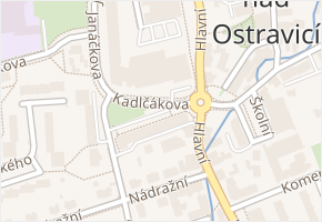 Kadlčákova v obci Frýdlant nad Ostravicí - mapa ulice