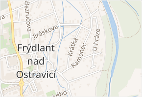 Krátká v obci Frýdlant nad Ostravicí - mapa ulice