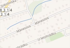 Mánesova v obci Frýdlant nad Ostravicí - mapa ulice