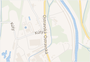 Ostravská v obci Frýdlant nad Ostravicí - mapa ulice