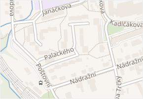 Palackého v obci Frýdlant nad Ostravicí - mapa ulice