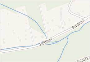 Podlesí v obci Frýdlant nad Ostravicí - mapa ulice