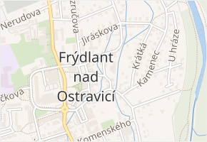 ul. Dr. Polívky v obci Frýdlant nad Ostravicí - mapa ulice