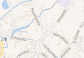 Havlíčkova v obci Frýdlant - mapa ulice