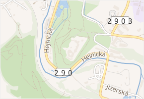 Tkalcovská v obci Frýdlant - mapa ulice