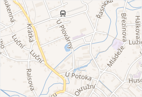 U Plovárny v obci Frýdlant - mapa ulice
