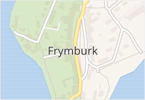 Frymburk v obci Frymburk - mapa části obce