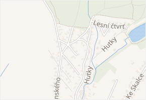 Humna I v obci Fryšták - mapa ulice