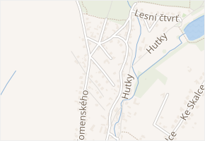 Humna II v obci Fryšták - mapa ulice