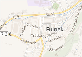 Požární v obci Fulnek - mapa ulice