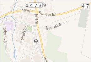Švédská v obci Fulnek - mapa ulice