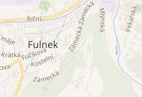 Zámecká v obci Fulnek - mapa ulice