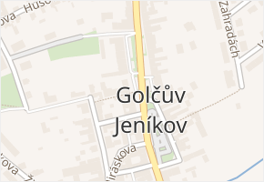 Golčův Jeníkov v obci Golčův Jeníkov - mapa části obce