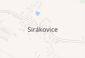 Sirákovice v obci Golčův Jeníkov - mapa části obce