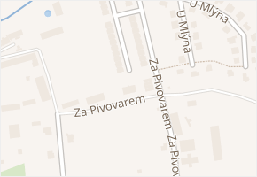 Za Pivovarem v obci Golčův Jeníkov - mapa ulice