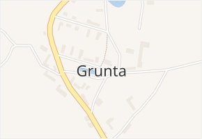 Grunta v obci Grunta - mapa části obce